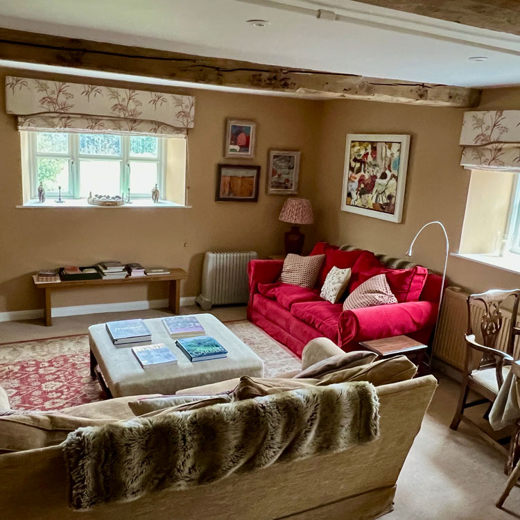 Sitting room at Well Farm Luxury B&B in Cotswolds