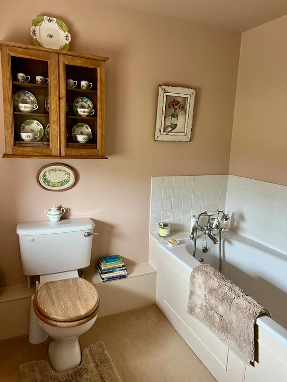 Bathroom at Well Farm Stroud Cotswolds